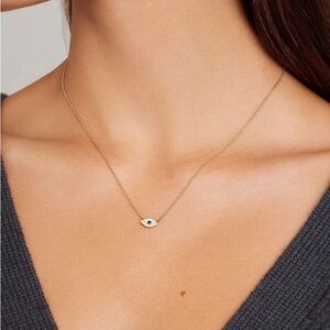 Gorjana Gold Eye Charm Necklace